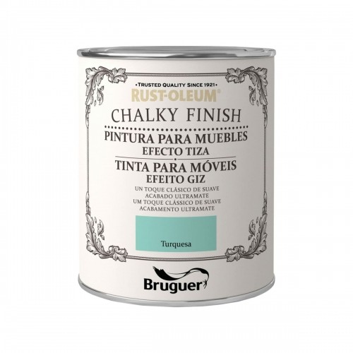 Paint Bruguer Chalky Finish Turquoise 750 ml image 1