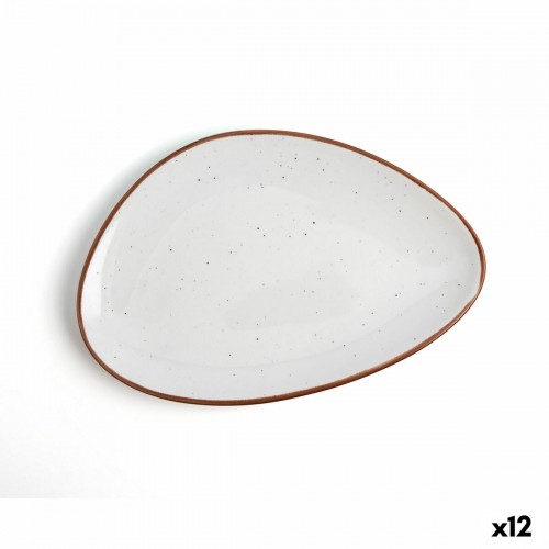 Плоская тарелка Ariane Terra Керамика Бежевый Ø 21 cm (12 штук) image 1