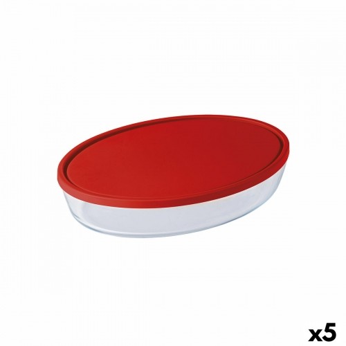 Поднос Ô Cuisine Cook & Store С крышкой 3 L Прозрачный Силикон Cтекло (5 штук) image 1