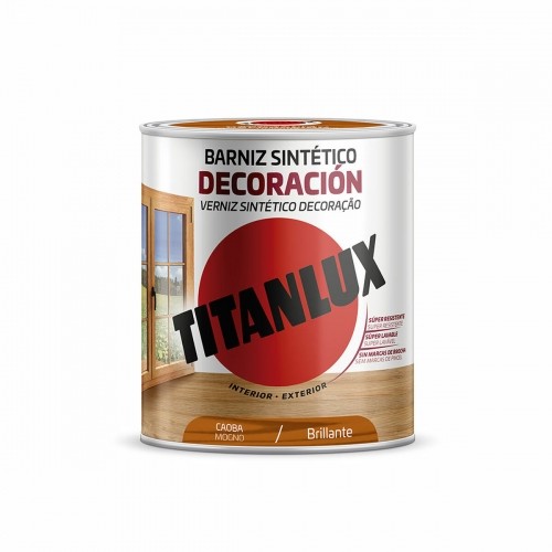 Varnish Titanlux M10100414 250 ml Mahogany image 1