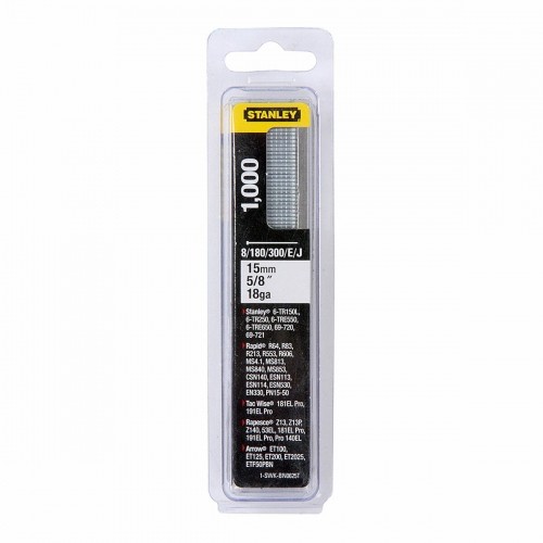 Nails Stanley 1-swk-bn0625t 1000 Unidades 15 mm image 1