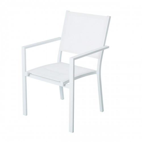 Bigbuy Home Садовое кресло Thais 55,2 x 60,4 x 86 cm Alumīnijs Balts image 1