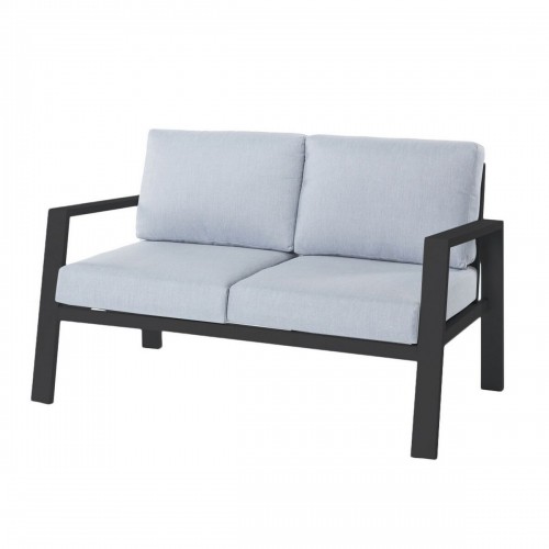 2-Seater Sofa Thais Graphite Aluminium 132,20 x 74,80 x 73,30 cm image 1