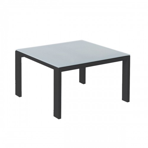 Centre Table Thais Table Graphite Aluminium Tempered Glass 70 x 70 x 41 cm image 1