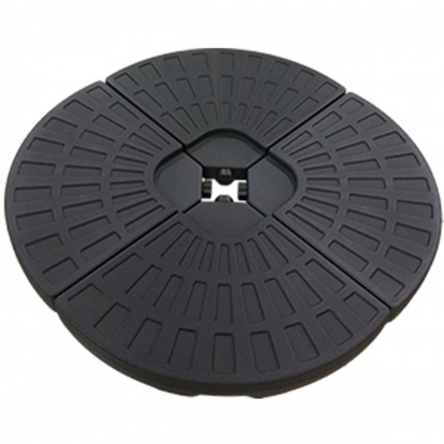 Base for beach umbrella Black Polyethylene 48 x 48 x 7,5 cm image 1