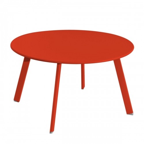 Side table Marzia Red Steel 70 x 70 x 40 cm image 1