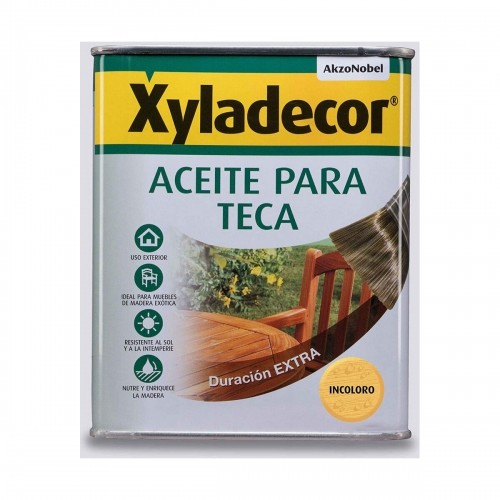 Teak oil AkzoNobel Xyladecor 750 ml Bezkrāsains Matt image 1