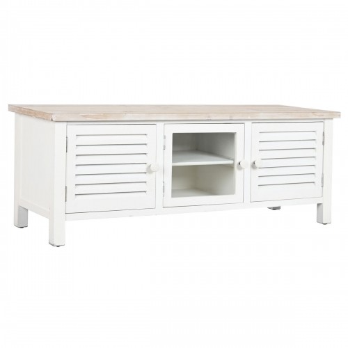 TV furniture DKD Home Decor Fir White MDF Wood 120 x 40 x 45 cm image 1
