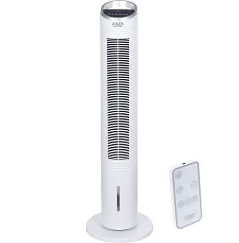Adler  
         
       AD 7855	 Tower Air Cooler, Number of speeds 3, 60 W, Oscillation, Diameter 30 cm, White image 1