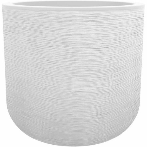 Planter EDA Graphit'Up Circular White Plastic Ø 50 cm image 1