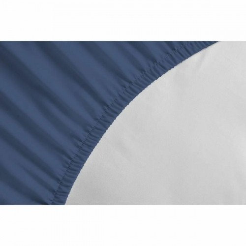 Fitted sheet Lovely Home Blue Navy Blue 140 x 190 cm image 1