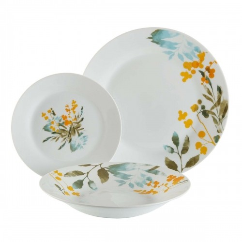 Dinnerware Set Versa Watercolours Porcelain 12 Pieces image 1