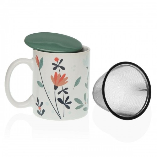 Cup with Tea Filter Versa Selene Porcelain Stoneware image 1