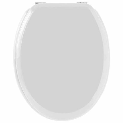 Toilet Seat Gelco Sweet White MDF Wood image 1