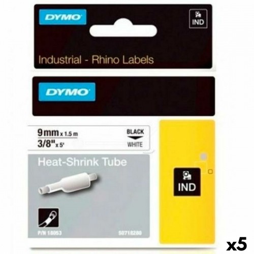 Laminated Tape for Labelling Machines Dymo Rhino ID1-9 1,5 m 9 mm (5 Units) image 1