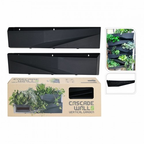 Vertical Garden Kit Cascade Wall Anthracite 78 x 19 x 35 cm image 1