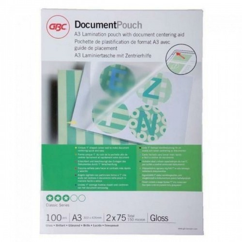 Laminating sleeves GBC A3 (100 Units) image 1