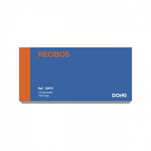 Receipt Book DOHE 50016 1/3 100 Loksnes (10 gb.) image 1