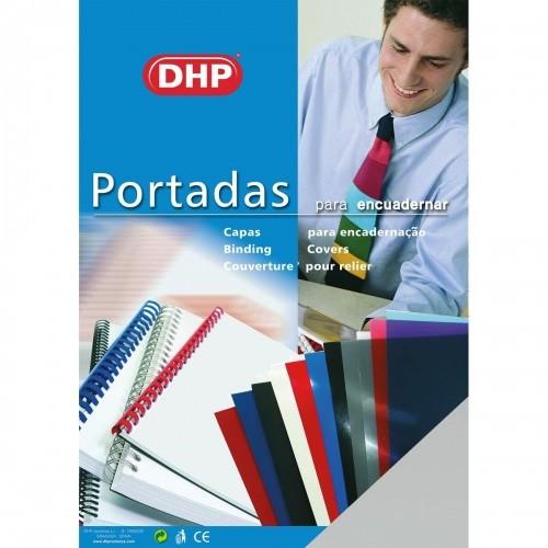 Binding covers DHP Transparent A4 polypropylene 100 Pieces image 1