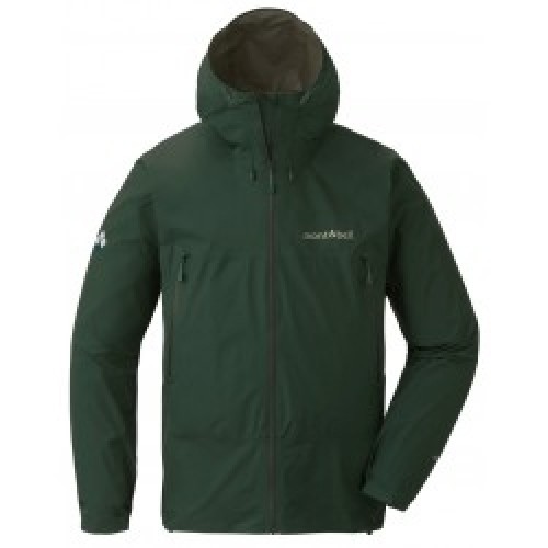 Mont-bell Jaka Rain Trekker jacket M M Pine Green image 1