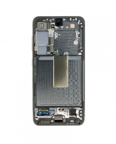 LCD display + Touch Unit + Front Cover Samsung S911 Galaxy S23 Green (Service Pack) image 1
