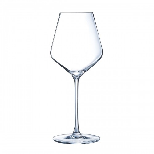 Set of cups Chef & Sommelier Distinction Transparent Glass 380 ml (6 Units) image 1