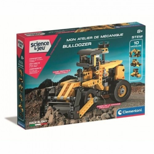 Traktors ar Lāpstu Clementoni Bulldozer STEM + 8 gadi 10 Modeļi image 1