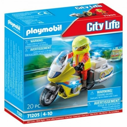 Набор машинок Playmobil 71205 Мотоцикл 20 Предметы image 1