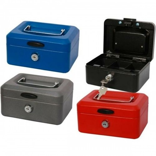 Cash box Bismark 15 x 8 x 11 cm Металл Разноцветный image 1