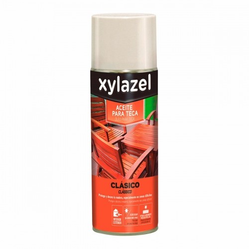 Teak oil Xylazel Classic 5396270 Spray Tīkkoks 400 ml Matt image 1