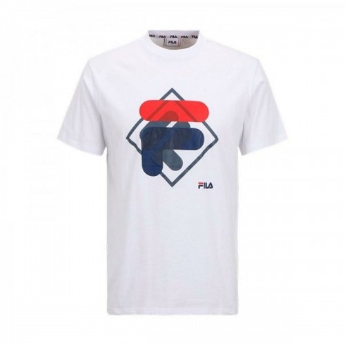 Child's Short Sleeve T-Shirt Fila FAT0340 10001 White image 1