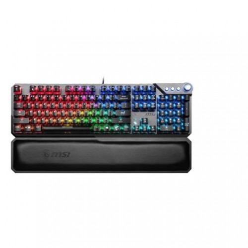MSI Gaming Keyboard  VIGOR GK71 SONIC BLUE RGB LED light, US, Wired, Black, Blue Switches, Numeric keypad image 1