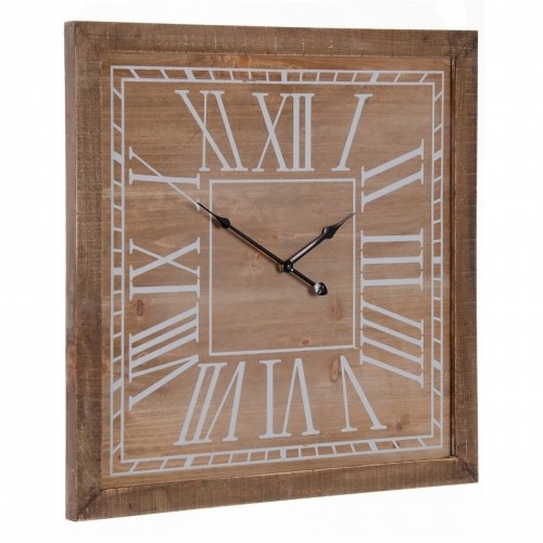 Bigbuy Home Настенное часы Натуральный древесина ели 60 x 5 x 60 cm image 1