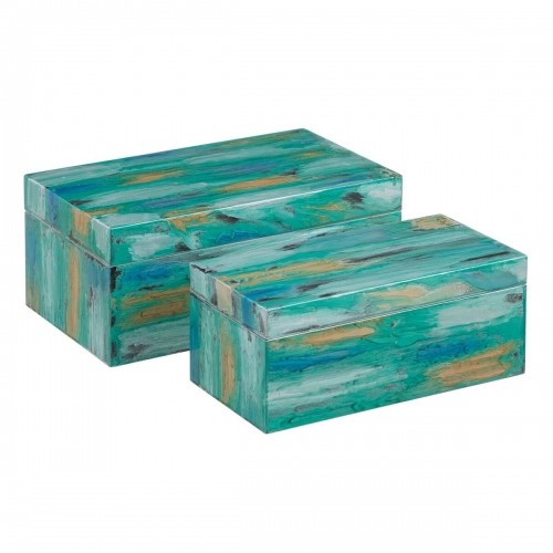 Decorative box 35 x 20 x 15 cm Abstract DMF (2 Units) image 1