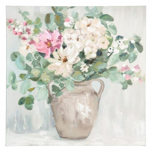 Painting 80 x 2,8 x 80 cm Canvas Flowers image 1