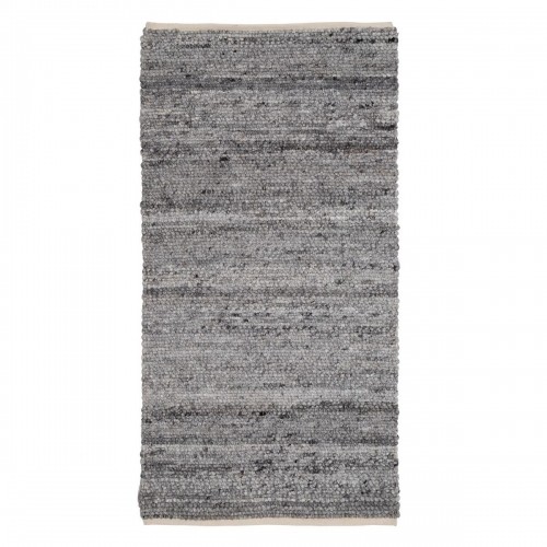 Carpet 80 x 150 cm Synthetic Fabric Grey image 1