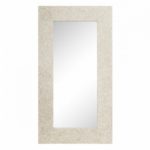Wall mirror 186 x 7 x 100 cm White Shell image 1