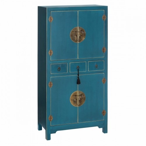 Sideboard ORIENTE 63 x 33 x 131 cm Blue DMF image 1