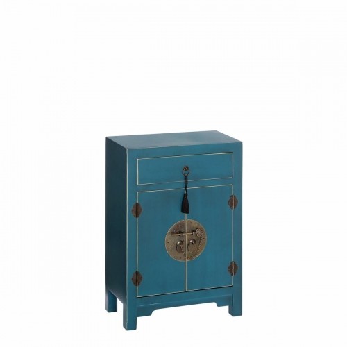 Nightstand ORIENTE Blue Iron DMF 45 x 26 x 69 cm image 1