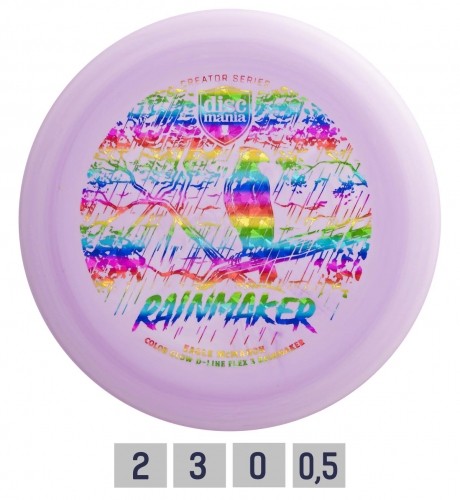 Discgolf DISCMANIA Putter D-LINE FLEX 3 Rainmaker Eagle Mcmahon Purple 2/3/0/0,5 image 1