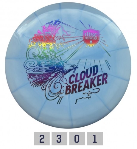 Discgolf DISCMANIA Putter LUX VAPOR Cloud Breaker April Jewels Blue/White 2/3/0/1 image 1