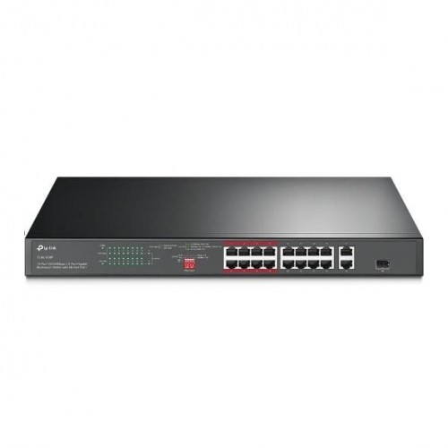 TP-Link  
         
       Switch||TL-SL1218P|Desktop/pedestal|16x10Base-T / 100Base-TX|PoE+ ports 16|TL-SL1218P image 1