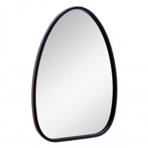 Bigbuy Home Sienas spogulis 52 x 2,5 x 68 cm Melns Metāls image 1