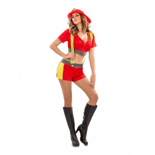 Costume for Adults My Other Me Fireman (4 Pieces) image 1