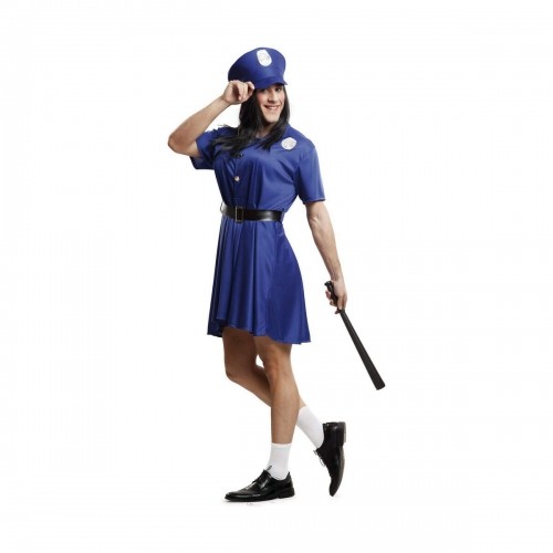Costume for Adults My Other Me Police Officer 4 Pieces M/L image 1
