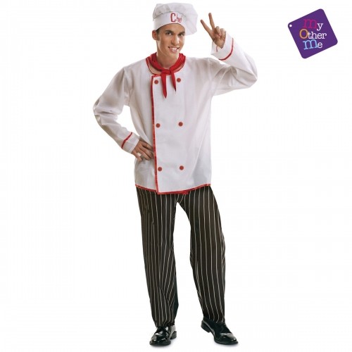 Costume for Adults My Other Me Male Chef (4 Pieces) image 1