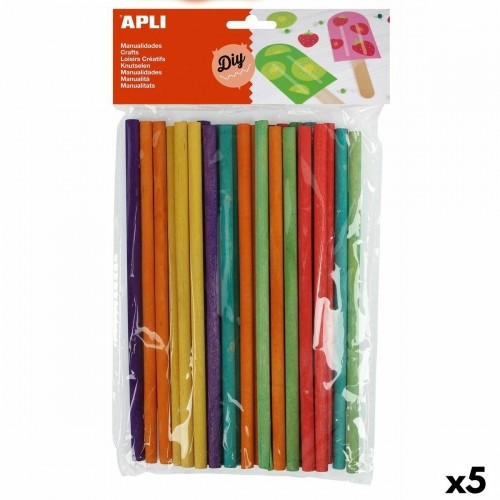 Ремесленный материал Apli Палос Деревянный Разноцветный (5 штук) image 1