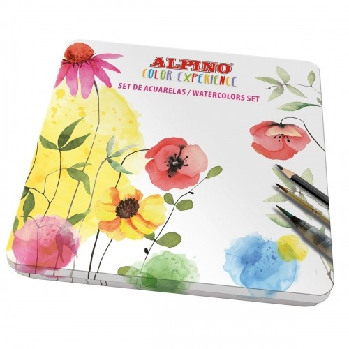 Watercolour paint set Alpino Color Experience 42 Pieces Multicolour image 1