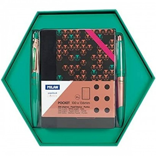 Stationery Set Milan Edition Cooper 3 Pieces Green image 1
