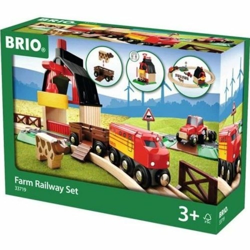 Vilciena ceļš Brio Farm Railway Set image 1
